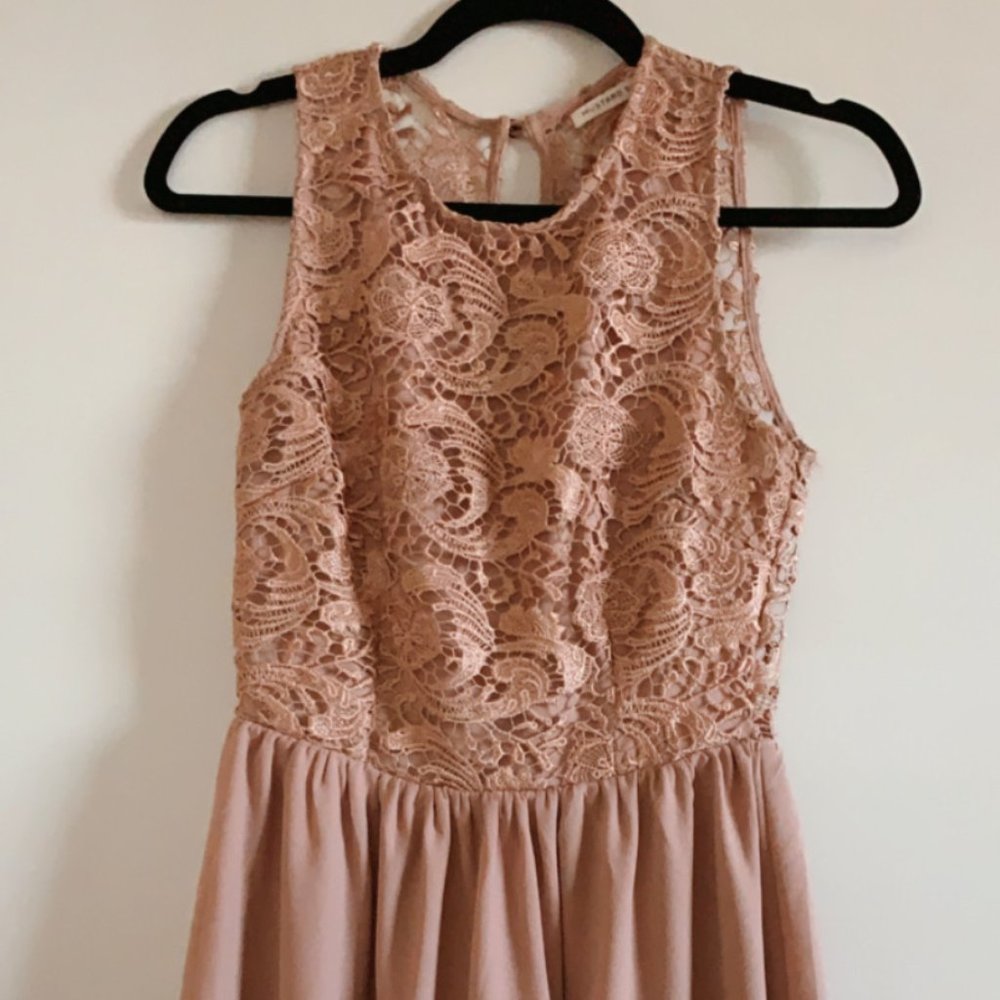 Tobi Floral Pink Mini Dress